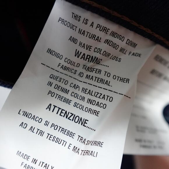 Vintage Y2K Prada Low Rise Regular Fit Straight Bootcut Blue Jeans - Picture 11 of 12